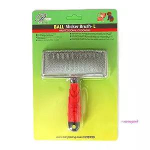 슬리커 브러쉬 강아지빗 Ball 애견미용빗 애견빗klm354