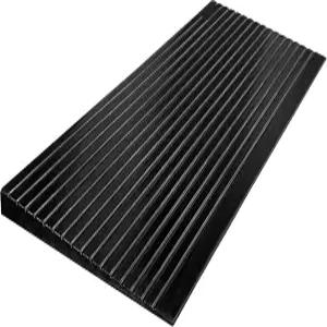 접근성을 위한 전동차 1.6인치 미끄럼 방지 고무 임계 휠체어 램프 가정용 모빌리티 스쿠터 계단 문간 커브