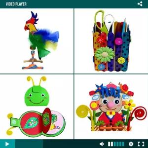 애벌레 연필통 앵무새 만들기대장 동영상보며