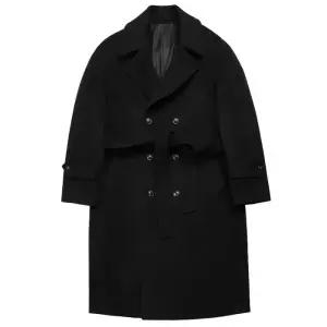 [솔티]Cashmere Double Coat (Black)