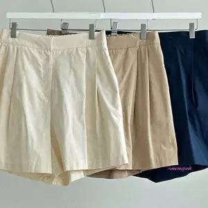 307P655S 빅사이즈 의류 핀턱 반바지 사이드 심플hij368