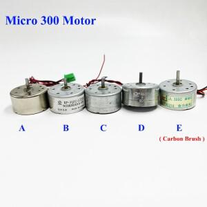 1PC 마이크로 24mm 직경 RF-300 라운드 모터 DC 3V 3.7V 5.9V 6V 12V 자동차 오디오 AV CD DVD 플레이어/장