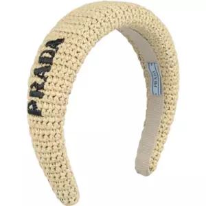 프라다 로고 라피아 헤어밴드 1IH019 2A2T F0018 150437821