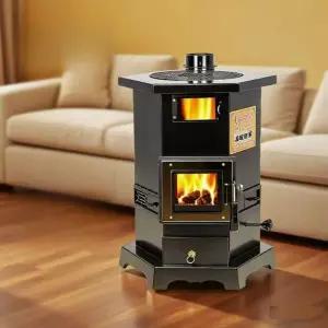 겨울 실내 난로 신형 장작 석탄 겸용 난방 스토브 화목난로 캠핑화목난로