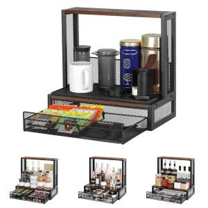 커피 바 정리함 드립 매트 서랍형 커피 스테이션