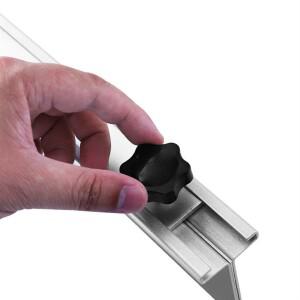 AEE6 조정 가능 캐비닛 하드웨어 지그 도구 알루미늄 합금 드릴링 가이드 템플릿 서랍 전면 손잡이 핸들 당