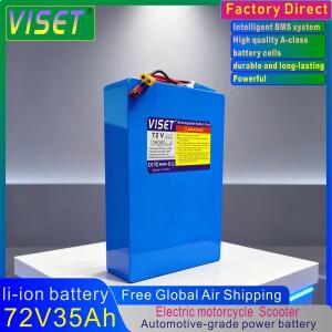 2026년 신형 18650 72V 35Ah 리튬이온 배터리 내장형 BMS 250-3000W 고출력 전동 스쿠터 전기 자전거 팩 +
