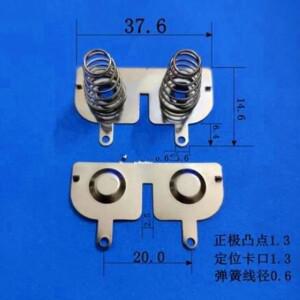 18650 배터리 용수철 커플링 양극 및 음극 일반 선풍기 장난감 접촉 50 쌍