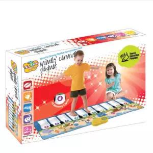 유치원 3가지소리 불빛 건반모양 놀이매트 피아노연습 생일선물