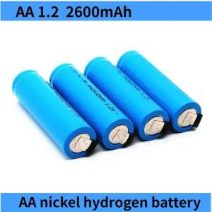 DIY 전기 면도기 칫솔 장난감 솔더 핀과  AA 충전식 배터리 1.2V 2600mah NiMH