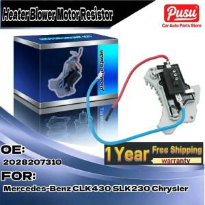 메르세데스-벤츠 호환 CLK430/SLK230 W208 크라이슬러용 | 에어컨 히터 블로워 모터 저항기 부품 202820731