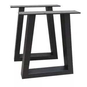 사다리형 철제 지지대 하부 책상 다리 우드슬랩다리