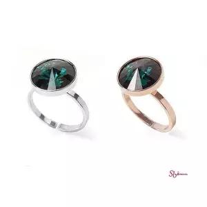 12mm 크리스탈 프리반지 에메랄드 오스트리아jkl799