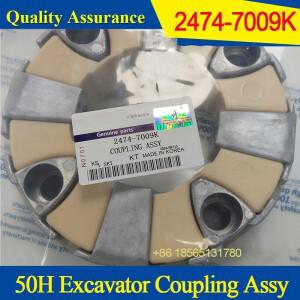 50H 고무 커플링 어셈블리 2474-7009 요소 두산 DH220-5 DH225-7 DH25LC