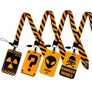 게이머 목 스트랩 랜야드 키체인 ID 버스 카드 커버 배지 거치대 패스 걸이 로프 라리앗 선물 키 액세서리