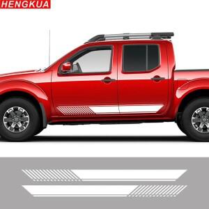 픽업 문짝 사이드 스트라이프 스티커 트럭 바디 랩 장식 비닐 커버 자동차 데칼 외부 튜닝 액세서리