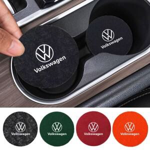 자동차 코스터 폭스 바겐 CC 비틀 골프 Taos Scirocco UP 캐디 아틀라스 ID345 T-ROC Tiguan 용 미끄럼 방