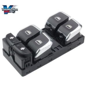 4GD959851B 자동차 앞좌석 왼쪽 크롬 파워 윈도우 리프터 스위치 아우디 호환 C7 A6 S6 A7 A8 S8 RS7 2011-