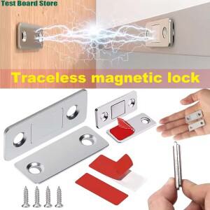 1Pce 캐비닛 마그네틱 캐치  접착제가있는 서랍 문 자석 부엌 문 닫기 래치 클로저