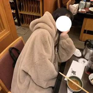 후리스 외투 양털 오버핏 뽀글이 자켓 루즈핏 따뜻한