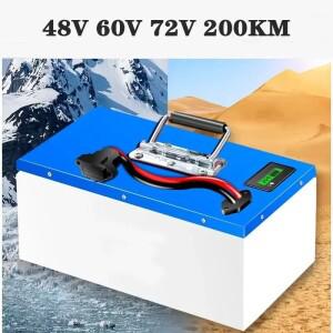 전기 자동차 리튬 배터리60v72V슈퍼 용량 200km 배터리 바이크 오토바이 세발 자전거