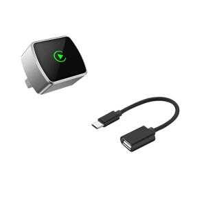 A80X-무선 카플레이 안드로이드 오토 2 in 1 박스 유선 연결 BT 와이파이 동글 안정적인 성능 미니 소형 어