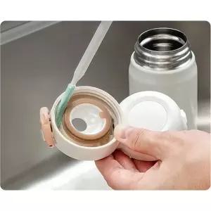 미니 미세 텀블러 세척 솔 뚜껑 브러쉬 세트 틈새 세정 보온병 설거지 청소 얇은 극세사 나일론 브러시 3종