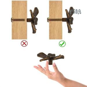 Y50A-꽃 서랍 손잡이 꽃잎 캐비닛 드레서 가구 옷장 문 당김 핸들을 당깁니다