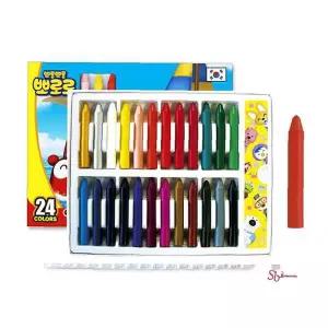 8000 않는 24색세트 묻지 뽀로로 크레용 손에 지구화학jkl180