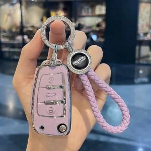 아우디 호환 A1 A3 A6 Q2 Q3 Q7 TTS R8 S6 RS3 열쇠가없는 자동 쉘 Fob 보호기 액세서리  TPU 키 케이스 커