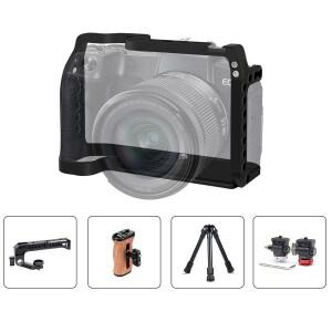 캐논 EOS RP 카메라용 풀 케이지 비디오 촬영 안정화 프레임 리그 (ARRI 1/4 3/8 홀 포함)