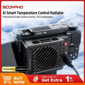 SOONPHO SP-A8/A8Pro A10Pro 카메라 쿨링 팬 (소니 A7M4 A7C ZVE1/10 a6700 캐논 R5/R6/R8/후지 XT4 DSLR