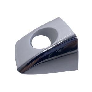 전면 좌측 화이트 크롬 문짝 핸들 잠금 키 홀 캡 아우디 호환 A6 A7 C7 아반트 S6 콰트로 C8 A8 S8 RS7 4H1