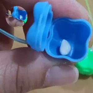 유치목걸이 아이 케이스 치아보관통 랜덤색상 함