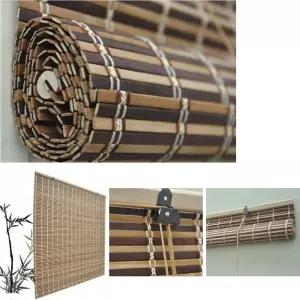 식당 문발 햇빛차단 천연 대나무발 중(90x150) 부모님 자연산 자연의멋 시원한