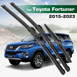 Toyota Fortuner 2015-2023 2016 와이퍼 전면 및 후면 블레이드 앞 유리 윈드 스크린 창 브러쉬 22 +16