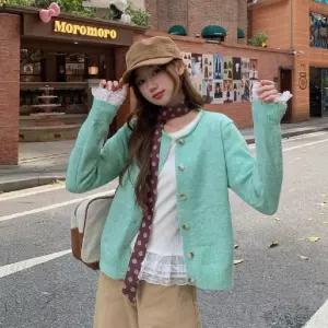 DUGNMARKT  알파카 돌돌이 니트 가디건 루즈핏 겨울 봄가을 이너 캐주얼 데일리 앙고라 기본