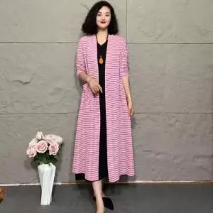 쉬폰 롱 가디건 프린트 원피스 블라우스 스커트 자켓 기하학 슬리브용