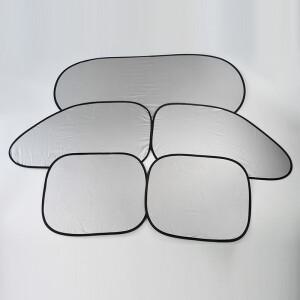 호환상품 자동차 창 차양 커버 앞 유리 바이저 보호대 접이식 UV 커튼 커튼 스타일링 액세서리