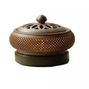 전기향로 가정용 아로마 빈티지 블렌더 명상 온도조절 오일 램프 조명 타이머