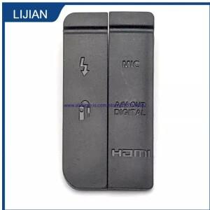 Canon EOS 7D 디지털 카메라 수리 부품 용 새 USB 고무 뚜껑 문 HDMI 호환 마이크 캡 인터페이스 커버