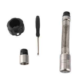 23mm 하수구 검사 카메라 헤드 방수 15mm 나사 직경 파이프 배수 내시경 액세서리(12개 LED 조명 포함)