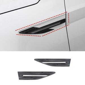 현대 호환 쏘나타 DN8 2024 탄소 섬유 자동차 사이드 에어 벤트 펜더 커버  장식 액세서리