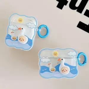 썸머덕에어팟케이스 바다 프로 귀여운 1/2/3세대 BYq9+6TRm