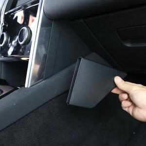 2020 랜드 로버 디스커버리 스포츠 L550 ABS 블랙 카 센터 콘솔 사이드 휴대 전화 동전 보관함 정리함 자동