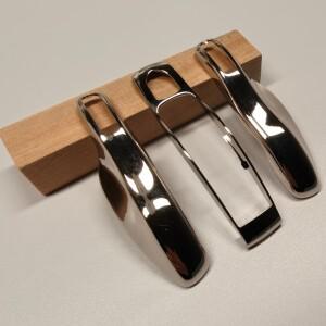 포르쉐 카이엔 파나메라 마칸 카이맨 차량용 키 쉘 커버 하우징 센터  키트 3피스 메탈 액세서리