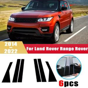 랜드로버 레인지로버 스포츠 L494 6개 2014~2022 2015 윈도우 센터 필러 필름  커버 B C 포스트 스티커 컬
