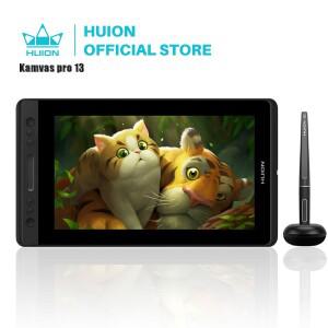 HUION Kamvas Pro 13 GT-133 펜 디스플레이 디지털 그래픽 태블릿 모니터 배터리 프리 8192 레벨 드로잉 틸