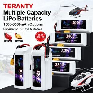 RC FPV 레이싱 드론 쿼드콥터 자동차용 4S 14.8V 1500-3300mAh 45C/60C 리포 배터리 딘스/XT60 플매트 카펫