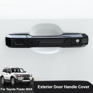 자동차 외부 문짝 핸들 커버 ABS 스크래치 방지  스티커 도요타 프로드 2024 LC250 장식 액세서리
